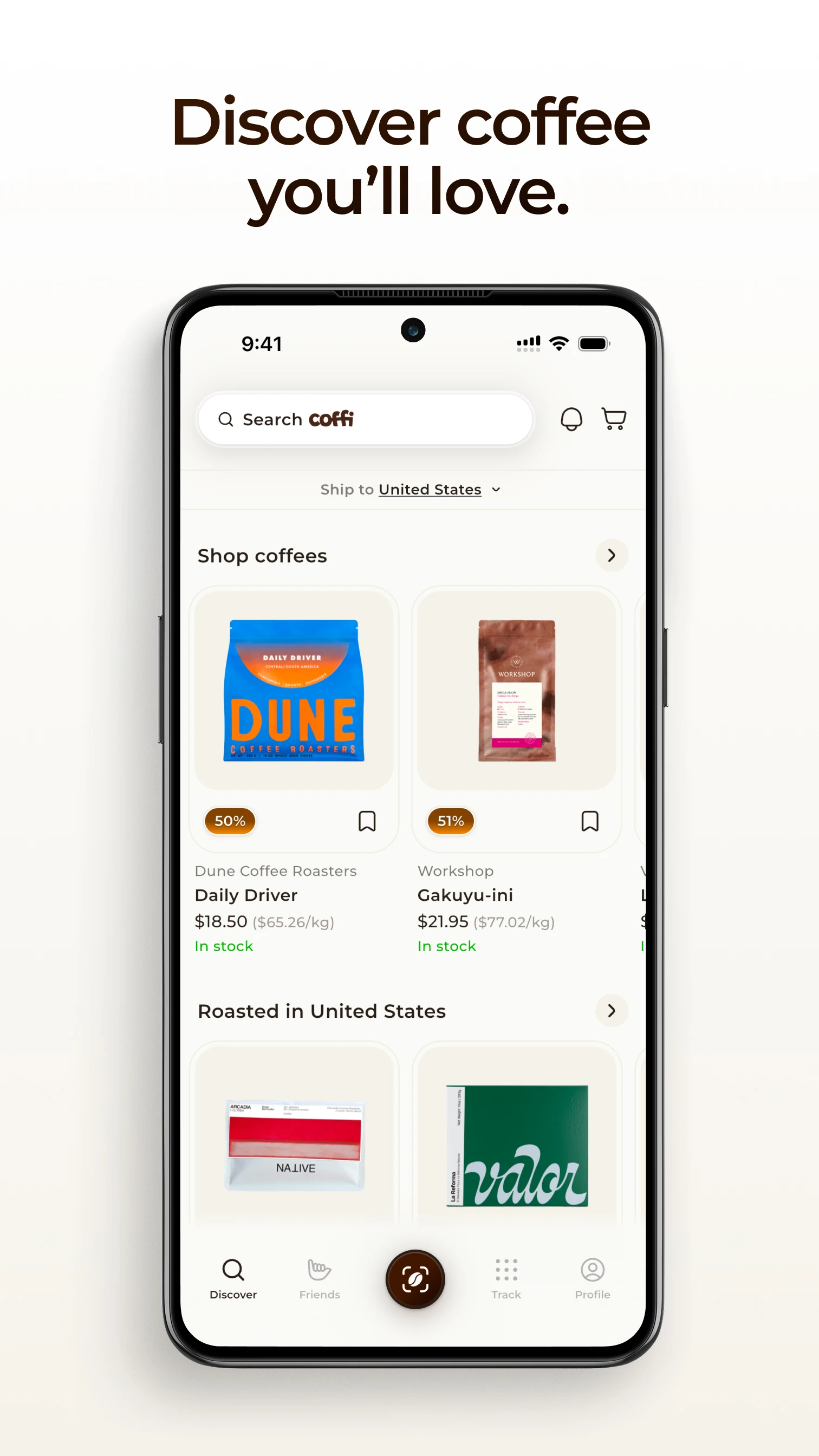 Coffi - Coffee Tracker screenshot
