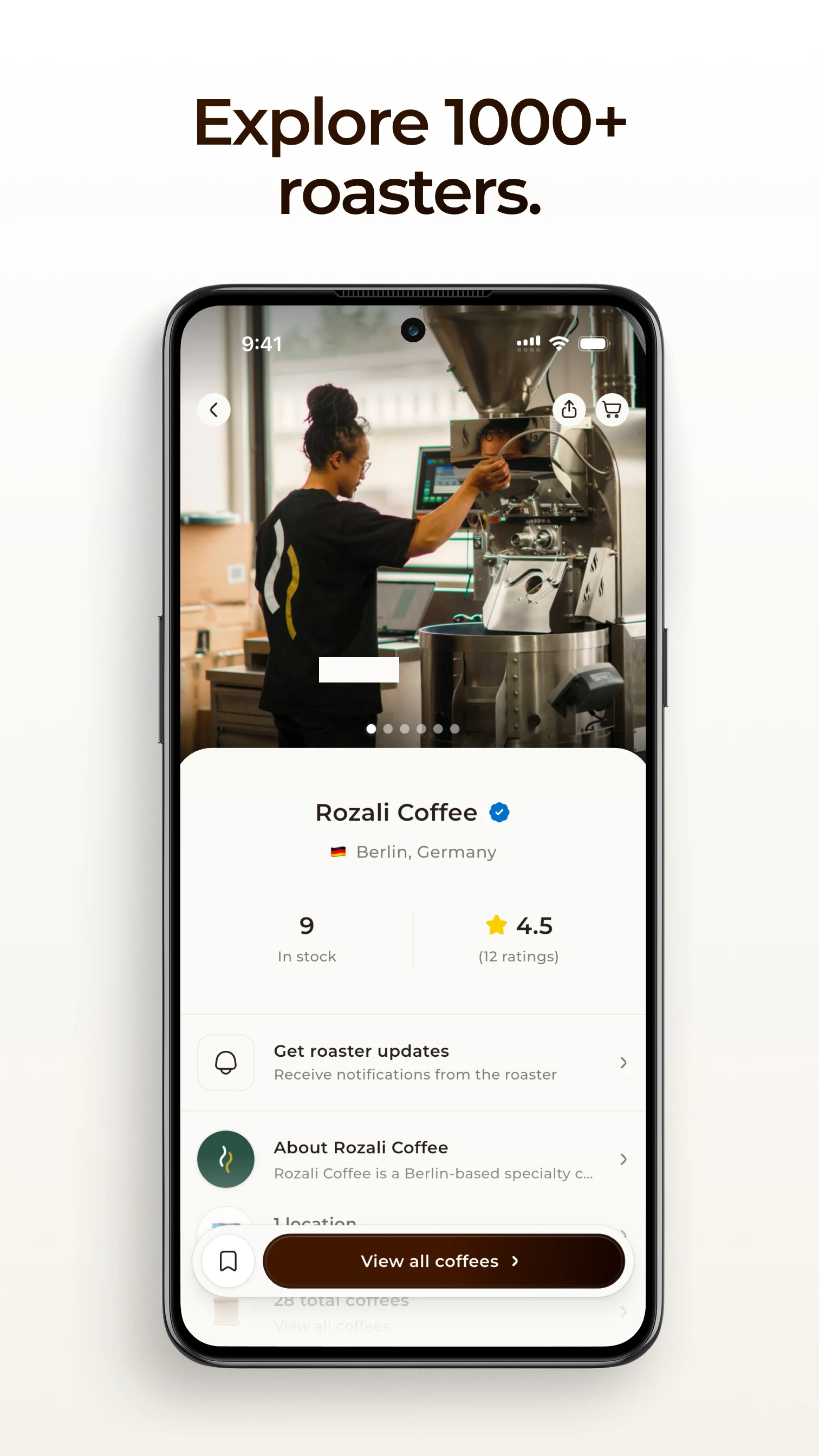 Coffi - Coffee Tracker screenshot